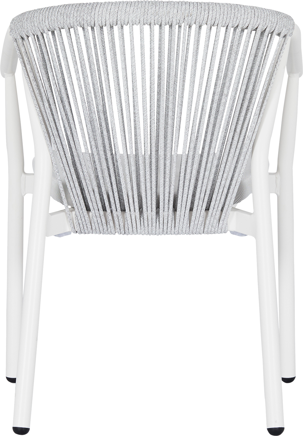 Marco Outdoor Dining Chair - White/Grey - Outdoor Chair
