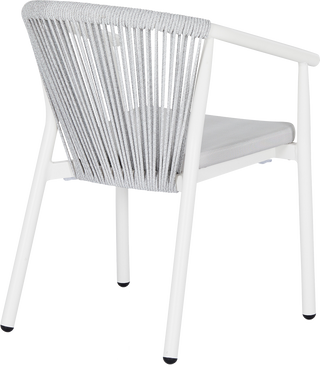 Marco Outdoor Dining Chair White Grey