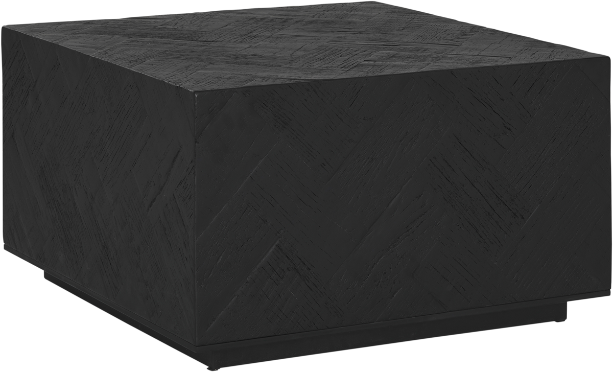 Odessa Coffee Table  -  Drifted Matte Black - Coffee Table