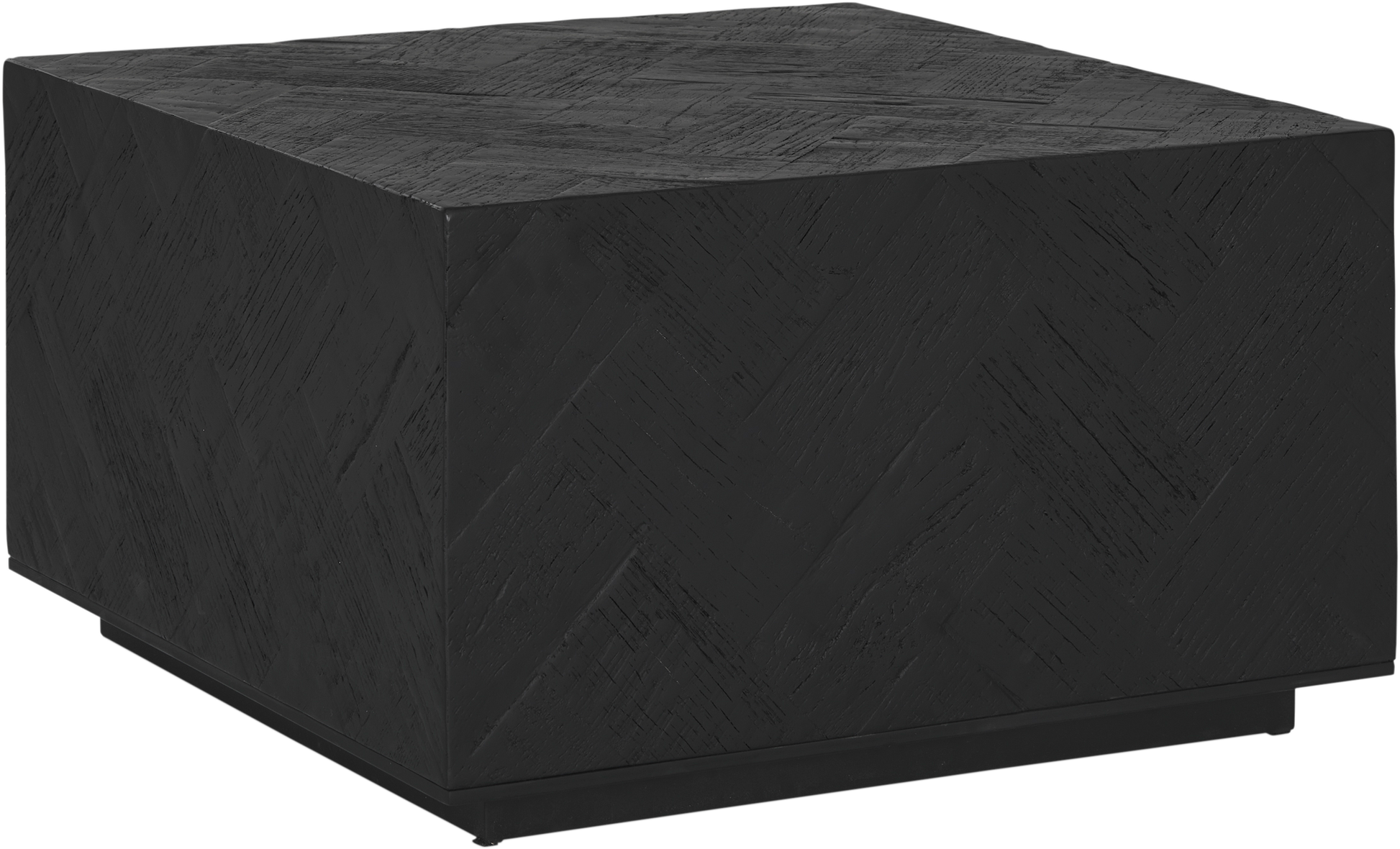 Odessa Coffee Table  -  Drifted Matte Black - Coffee Table