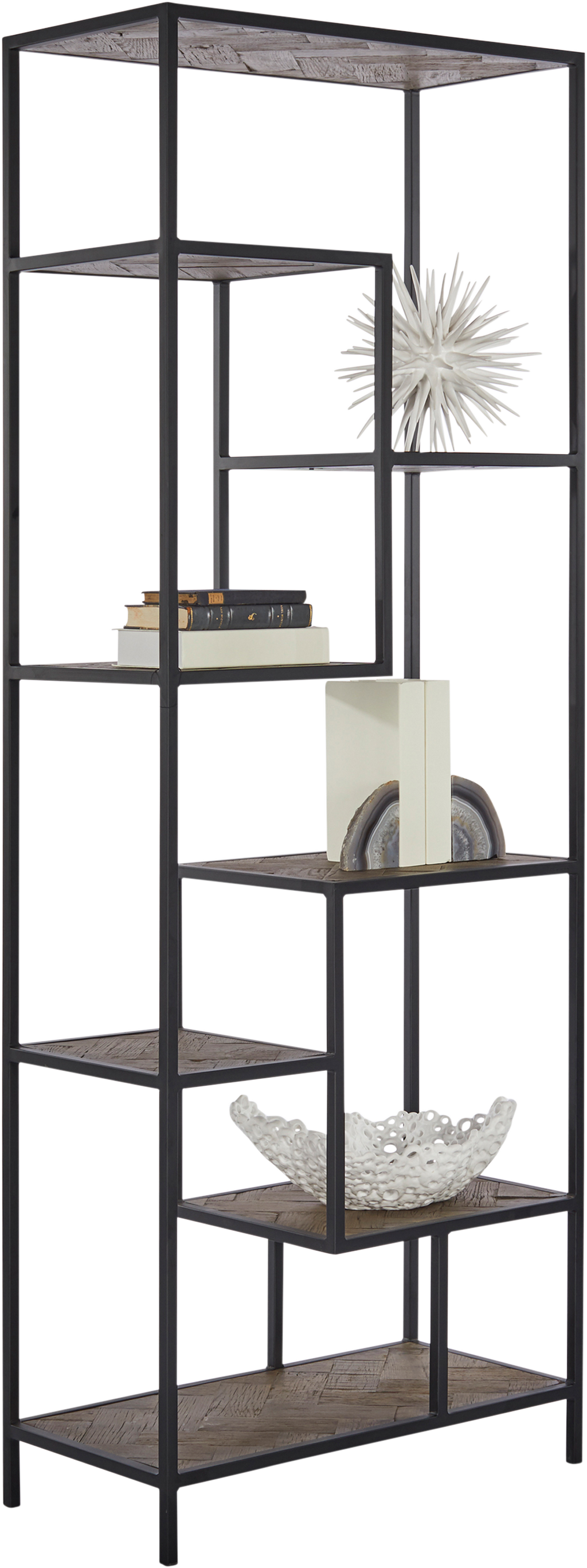 Odessa Shelving Unit  -  Aged Oak - Bookcase