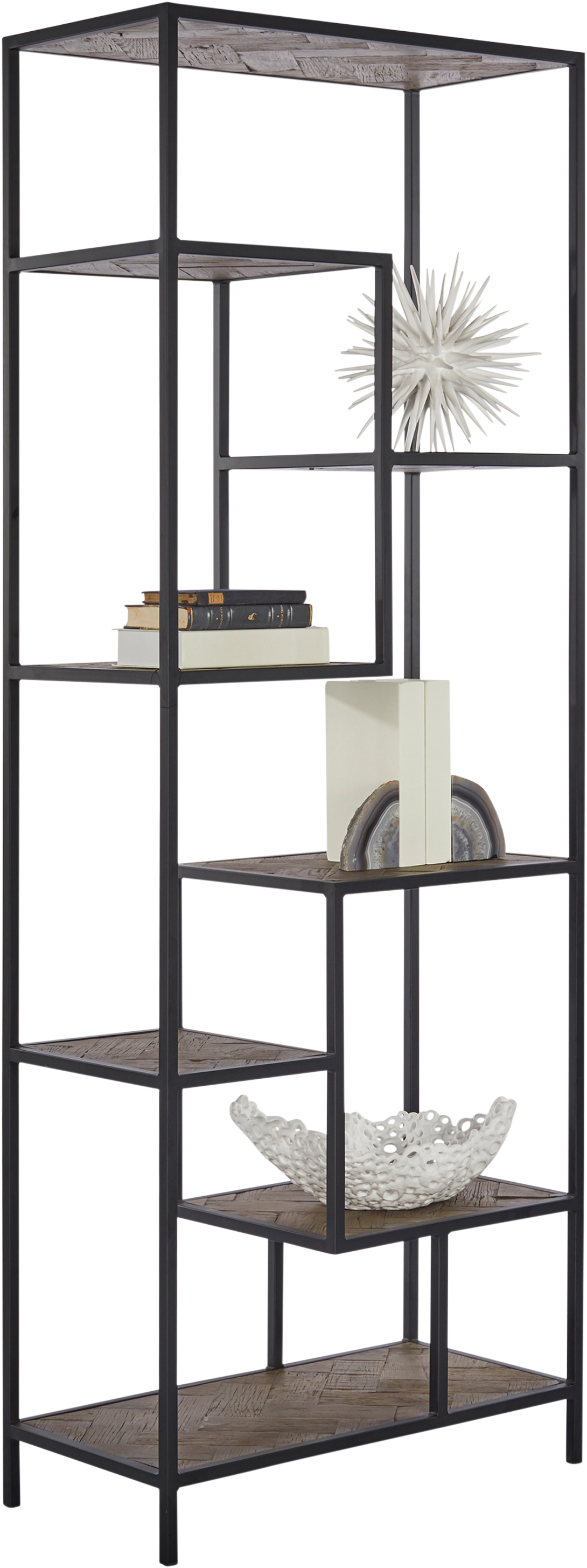 Odessa Shelving Unit  -  Aged Oak - Bookcase