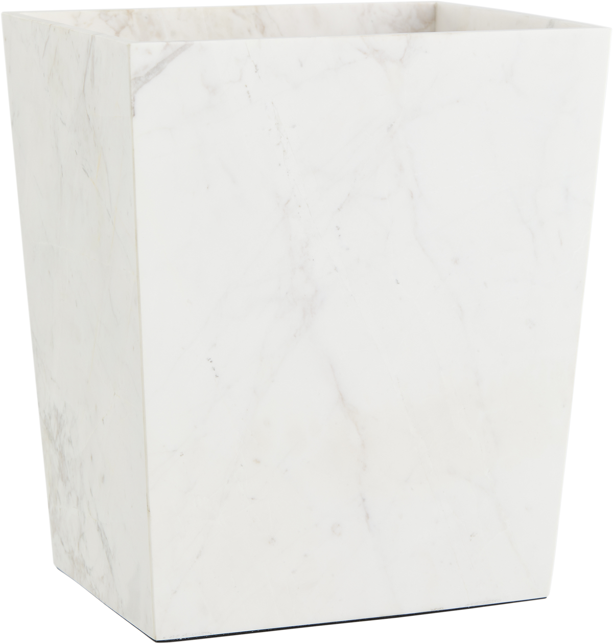 White Marble Waste Bin - Waste Bin